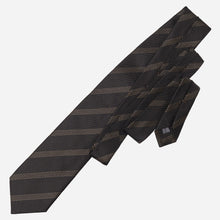 Load image into Gallery viewer, Milano - Silk Jacquard Tie - Black and Gold
