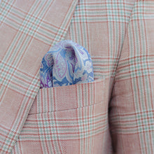 Load image into Gallery viewer, Assisi - Double Sided Silk Pocket Square - Lavender
