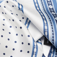 Load image into Gallery viewer, Pois - Silk Pocket Square - Blue
