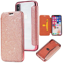 Load image into Gallery viewer, Luxury Slim Leather Wallet Flip Case For iPhone 14 Pro 13 12 Card Holder Cover Shock-Absorption Anti-Scratch Bumper Back Cover for New iPhone
