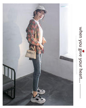 Load image into Gallery viewer, Luxury Sneakers Women Thick Bottom Round Toe Breathing Chunky Platform Sneakers Fashion Breathable Lightweight Comfortable Sneakers Non-Slip Girl Tennis Running Walking Shoes
