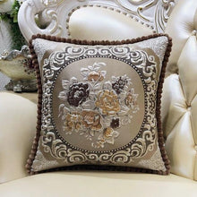 Load image into Gallery viewer, Luxury Sofa Pillow Case Living Room Pillows Bedside Backrest European Classical Aristocratic Style Throw Breathable Pillow Cases Lightweight Large Pillow Cover
