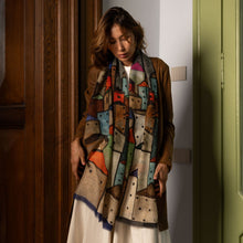 Load image into Gallery viewer, Villaggio - Wool Scarf - Tan
