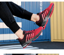 Load image into Gallery viewer, Luxury Sport Mens Sneakers Mesh Breathable Casual Men Shoes Comfortable Non-Slip Shock Absorption Light Outdoor Walking Comfortable Running Sneakers
