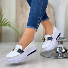 Load image into Gallery viewer, Luxury Spring Comfortable Women's Sneakers Fashion Lace Up Casual Little White Shoes Women Flats Walking Shoes Comfortable Elastic Casual Espadrilles Great Women Gift
