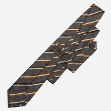 Load image into Gallery viewer, Velletri - Silk Jacquard Tie - Steel
