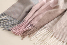 Load image into Gallery viewer, Winter  Long Plaid Headwear Scarf Warm Shawls Cashmere Female Scarfs Scarves Lady Tassel Shawl Wraps For Women
