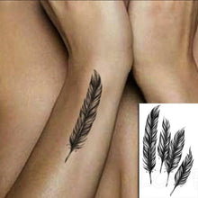 Load image into Gallery viewer, Luxury Womens Different Temporary Waterproof Tattoo Sticker Feather Dandelion Tattoos For Makeup Party
