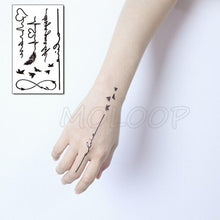 Load image into Gallery viewer, Luxury Womens Different Temporary Waterproof Tattoo Sticker Feather Dandelion Tattoos For Makeup Party
