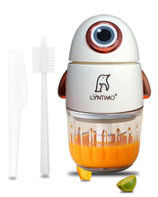 Load image into Gallery viewer, Lyntimo Glass Baby Food Maker | 8 Blades Baby Food Processor Set | For Vegetables, Fruits, Meat | Baby Food Blender | Puree Maker | w/Spatula &amp; Cleaning Brush | Baby Feeding Essentials | Milky White - # BAGE211710101
