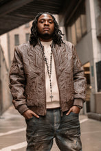 Load image into Gallery viewer, Jacket| M4108 Bianco Bomber Jacket - Brown
