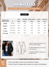 Load image into Gallery viewer, Dokotoo Women's 2024 Fashion Casual Open Front Long Sleeve Chunky Knit Cardigans Sweaters Outerwear Coats X-Large Black - # GIAA23210001
