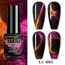 Load image into Gallery viewer, Magnetic 9D Cat Eye Gel Nail Polish Set UV LED Popular Chameleon Multi Color Salon Designs For Womens
