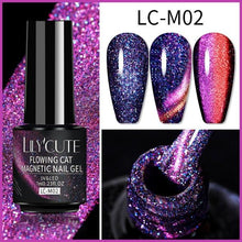 Load image into Gallery viewer, Magnetic 9D Cat Eye Gel Nail Polish Set UV LED Popular Chameleon Multi Color Salon Designs For Womens
