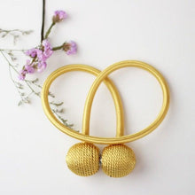 Load image into Gallery viewer, Magnetic Curtain Buckle Holder Tieback Window Accessories Curtain Decorative Curtain Tiebacks  Magnetic Curtain Tiebacks European Style Decorative Curtain Drape Tie With Strong Magnetic For Home And Office Decoration
