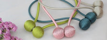Load image into Gallery viewer, Magnetic Curtain Tieback High Quality Holder Hook Buckle Clip Curtain Tieback Polyester Decorative Home Accessories European Style Decorative Curtain Drape Tie With Strong Magnetic For Home And Office Decoration 49cm
