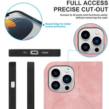 Load image into Gallery viewer, Magnetic Leather Wallet Phone Cover for iPhone 14 Plus 13 Pro Max 12 Mini for Wireless Charging Kickstand Card Case Magnetic Flip PU Leather Phone Case with Card Holder Slots Kickstand Shockproof Case
