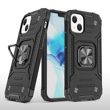 Load image into Gallery viewer, Magnetic Metal Ring Stand Holder Phone Case Cover For iPhone 11 12 13 14 Pro Max Xs XR X 8 7 6 6s Plus Rotating Ring Kickstand Fit Magnetic Car Mount Heavy Duty Dual Layer Shockproof Phone Case
