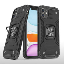 Load image into Gallery viewer, Magnetic Metal Ring Stand Holder Phone Case Cover For iPhone 11 12 13 14 Pro Max Xs XR X 8 7 6 6s Plus Rotating Ring Kickstand Fit Magnetic Car Mount Heavy Duty Dual Layer Shockproof Phone Case
