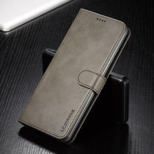 Load image into Gallery viewer, Magnetic PU Leather Wallet-Style Phone Case Fashion Flip Case with Card Slot Leather Case for Xiaomi 12T 11T Poco X4 GT X3 M3 M4 Pro NFC F4 F3 Flip Cover Mi 11 Lite 10T Redmi 9C Note 11S 10S 9S 9T 9A 8T 7
