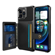 Load image into Gallery viewer, Magnetic Wallet Leather Case For iPhone 14 13 12 11 Pro Max XS Phone Cases Stand X  Anti drop Cards Soft Cover Functional Case Compatible with iPhone
