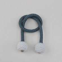 Load image into Gallery viewer, Magnets Curtains Clamps Curtain Holder Pompom Tieback Magnetic Clips Hanging Balls Tie Back Home Decoration Accessories Magnetic Curtain Tiebacks European Style Decorative Curtain Drape Tie With Strong Magnetic For Home And Office Decoration
