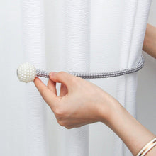 Load image into Gallery viewer, Magnets Curtains Clamps Curtain Holder Pompom Tieback Magnetic Clips Hanging Balls Tie Back Home Decoration Accessories Magnetic Curtain Tiebacks European Style Decorative Curtain Drape Tie With Strong Magnetic For Home And Office Decoration
