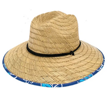 Load image into Gallery viewer, Peter Grimm Makaha - Rye Straw Lifeguard Hat
