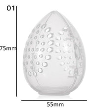Load image into Gallery viewer, Makeup Sponge Case Capsule Shaped Box Container Makeup Drying Holder Easy Sponge Display Storage Cosmetic Puff Holder Egg Shape Box
