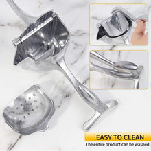 Load image into Gallery viewer, Manual Juice Squeezer Aluminum Alloy Hand Pressure Juicer Pomegranate Orange Lemon Sugar Cane Juice Kitchen Fruit Tool Fruit Juicer Manual Juicer Instant Juicer Orange Juicer Steel Handle Juicer
