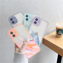 Load image into Gallery viewer, Marble Pattern Aesthetic Silicone Ultra Thin Scratch-Resistant Shockproof Mobile Phone Case For iPhone 11 Case Stylish Soft Camera Protective Cover For iPhone 12 Pro Max Mini XR XS Max X 7 8 Plus Case
