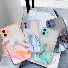 Load image into Gallery viewer, Marble Pattern Aesthetic Silicone Ultra Thin Scratch-Resistant Shockproof Mobile Phone Case For iPhone 11 Case Stylish Soft Camera Protective Cover For iPhone 12 Pro Max Mini XR XS Max X 7 8 Plus Case
