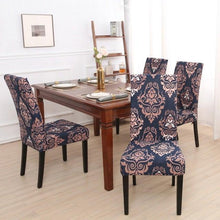 Load image into Gallery viewer, Marble Printed Stretch Chair Cover For Dining Room Office Banquet Chair Protector Elastic Material Armchair Cover  Chair Cover Chair Slipcover Marble Background Texture Parson Chair
