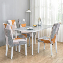Load image into Gallery viewer, Marble Printed Stretch Chair Cover For Dining Room Office Banquet Chair Protector Elastic Material Armchair Cover  Chair Cover Chair Slipcover Marble Background Texture Parson Chair
