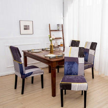 Load image into Gallery viewer, Marble Printed Stretch Chair Cover For Dining Room Office Banquet Chair Protector Elastic Material Armchair Cover  Chair Cover Chair Slipcover Marble Background Texture Parson Chair
