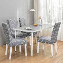 Load image into Gallery viewer, Marble Printed Stretch Chair Cover For Dining Room Office Banquet Chair Protector Elastic Material Armchair Cover  Chair Cover Chair Slipcover Marble Background Texture Parson Chair
