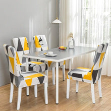 Load image into Gallery viewer, Marble Printed Stretch Chair Cover For Dining Room Office Banquet Chair Protector Elastic Material Armchair Cover  Chair Cover Chair Slipcover Marble Background Texture Parson Chair
