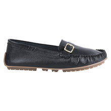 Load image into Gallery viewer, MARY Genuine Leather Women&#39;s Slip On Buckle Loafers
