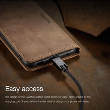 Load image into Gallery viewer, Matte Leather Case for Xiaomi Mi 9T CC9 10T 11T 12T Pro Lite 5G Redmi Note 8 9s 10 11 11S Pro Wallet Flip Cover Poco F3 M3 Pro  Women with Card Holder Kickstand Magnetic Leather Flip Case
