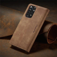 Load image into Gallery viewer, Matte Leather Case for Xiaomi Mi 9T CC9 10T 11T 12T Pro Lite 5G Redmi Note 8 9s 10 11 11S Pro Wallet Flip Cover Poco F3 M3 Pro  Women with Card Holder Kickstand Magnetic Leather Flip Case
