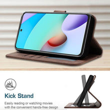 Load image into Gallery viewer, Matte Leather Wallet Case for Redmi Note 11 11S 11 Pro 10 9 8 7 Redmi 10 10C 10A 9T 9A 9C 9 8 Flip Cover for M4 Pro X4 Pro F4 M3 Premium PU Leather Wallet Case
