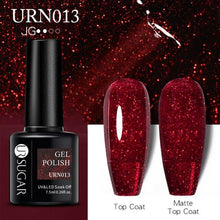 Load image into Gallery viewer, Matte Pink Blue Gel Nail Polish Semi Permanent LED Nail Art Design Elegant Warm Colors For Womens

