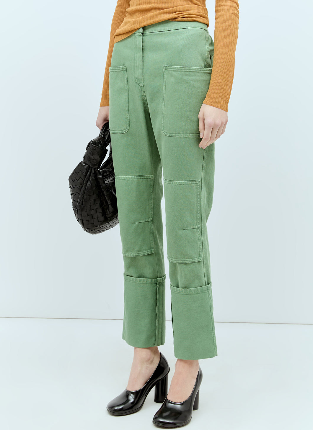 Max Mara Women Cotton Drill Pants