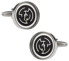 Load image into Gallery viewer, Maze Game Cufflinks
