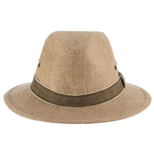 Load image into Gallery viewer, Dorfman Pacific Onshore - Hemp Straw Outback Fedora Hat
