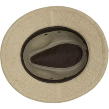 Load image into Gallery viewer, Dorfman Pacific Marsing - Hemp Straw Outback Fedora Hat
