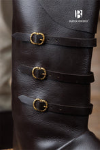 Load image into Gallery viewer, Medieval Boots Ernest Dark Brown
