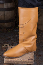 Load image into Gallery viewer, Medieval Boots Ernest Light Brown
