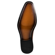 Load image into Gallery viewer, Megan Men?? Ostrich Leg Printed Suede Leather Loafer Shoes
