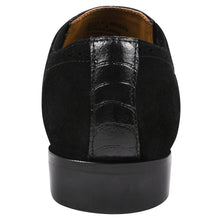 Load image into Gallery viewer, Megan Men?? Ostrich Leg Printed Suede Leather Loafer Shoes
